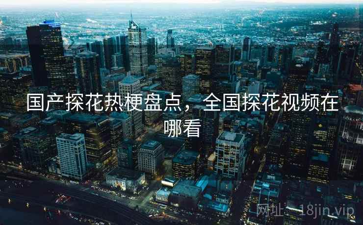 国产探花热梗盘点，全国探花视频在哪看